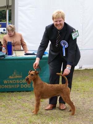 Napoletano von der Emsmühle (Merrymac Copyright x Gabbana von der Emsmühle)  Best of Breed handled by: Sascha Rühl owned by: Sabine Meister