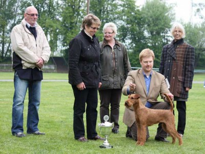 IMG_6320_600[1]  Best in Show Bester Hochläufer Minze von der Emsmühle (Merrymac Copyright x Gabbana von der Emsmühle)  Richterteam: Jul Hamlot, Cindy Pettersson, Karin Bernardis Foto: C. Bornhausen Handelt by Sascha Rühl